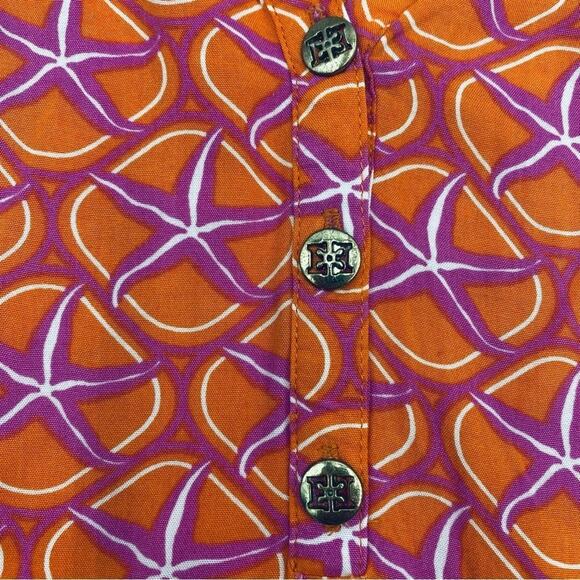 Escapada Pink & Orange Starfish Coastal Resortwear Tank Top - Medium - Picture 4 of 7